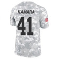 Jamed NO.Saints #41 Alvin Kamara Player Arctic Camo Salute to Service Limited Stitched Jerseys