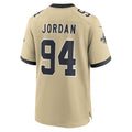 Jamed NO.Saints #94 Cameron Jordan Player Gold Alternate Game Stitched Jerseys