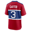 Jamed NY.Giants #3 Abdul Carter Red Alternate Game Stitched Jerseys