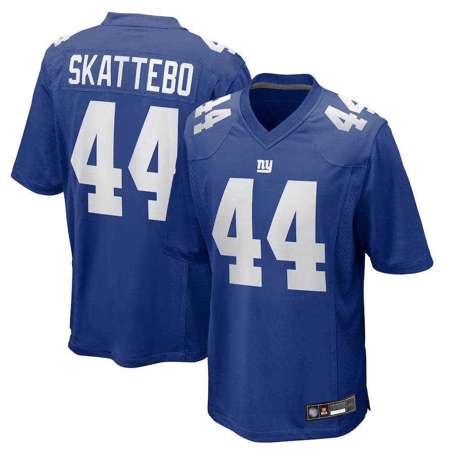 Jamed NY.Giants #44 Cam Skattebo Player Royal Team Game Football Jerseys