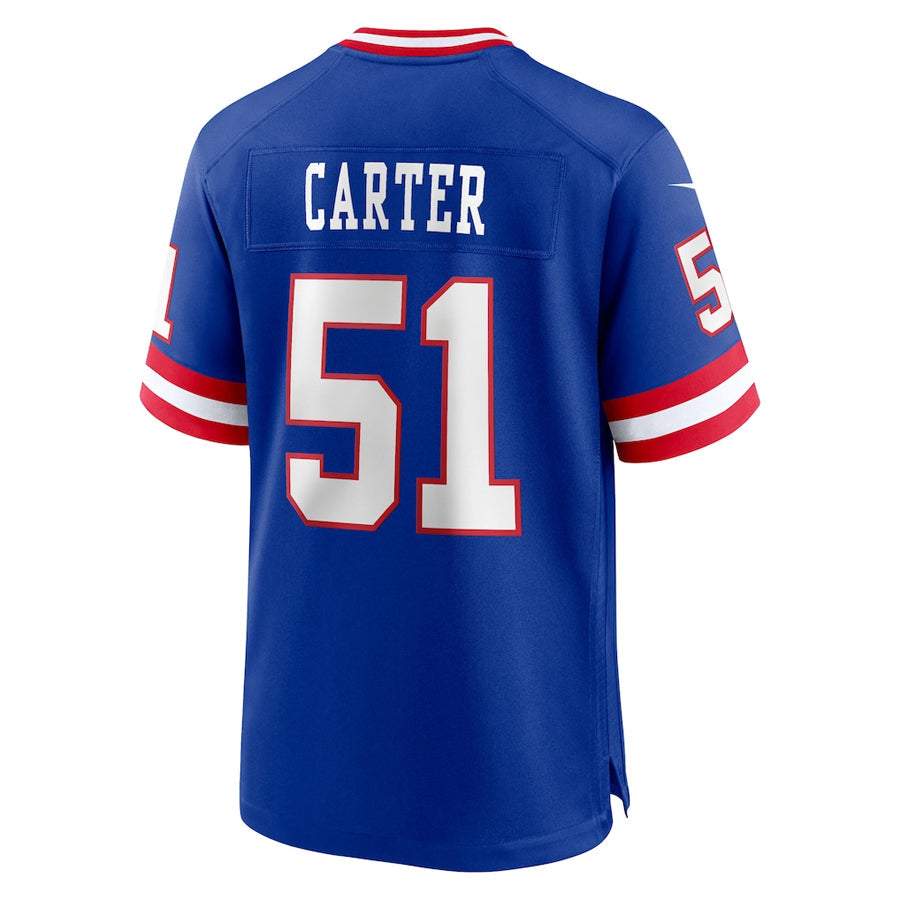 Jamed NY.Giants #51 Abdul Carter Player Royal Home Game Stitched Jerseys