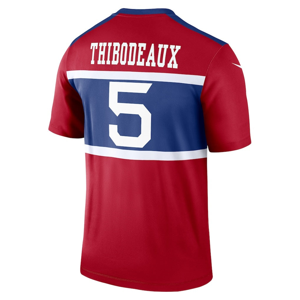 Jamed NY.Giants #5 Kayvon Thibodeaux Red Legend Player Performance Top Stitched Jerseys