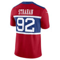 Jamed NY.Giants #92 Michael Strahan Century Red Alternate Vapor F.U.S.E. Retired Player Limited Stitched Jerseys