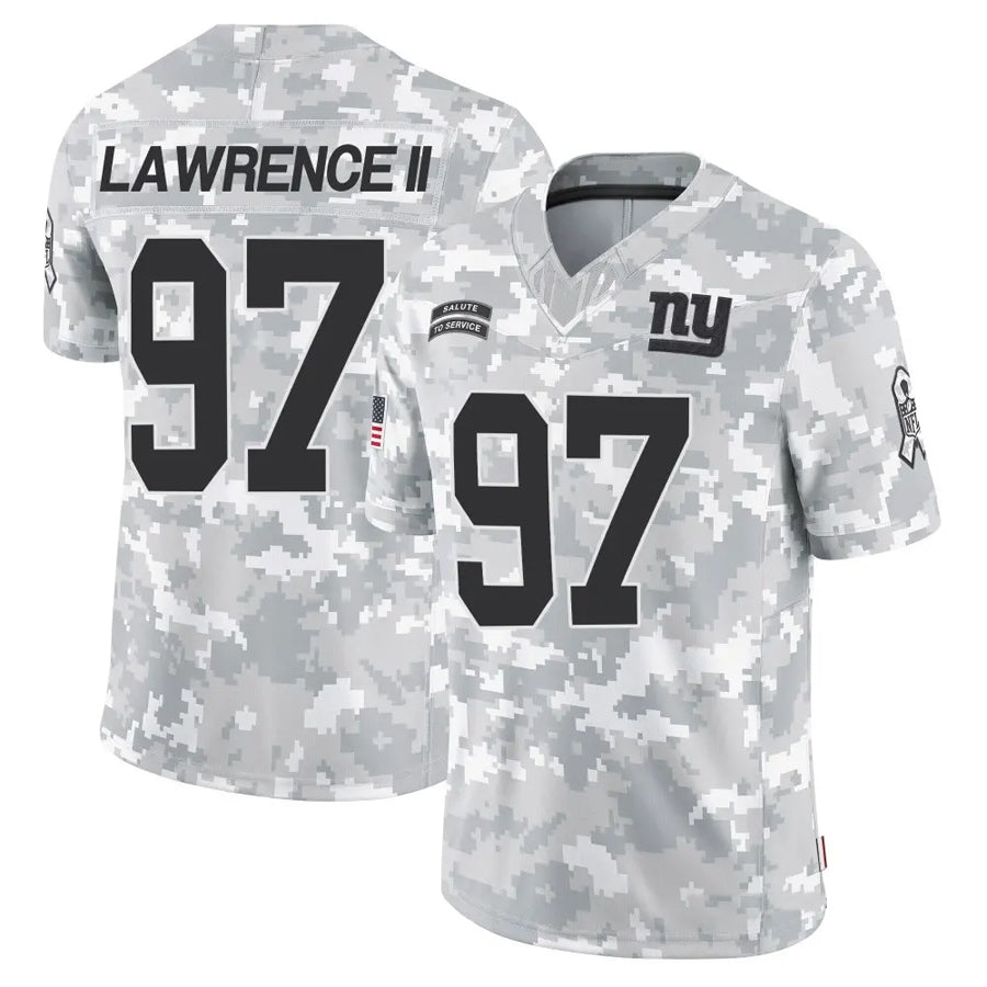 Jamed NY.Giants #97 Dexter Lawrence II Player Arctic Camo Salute to Service Limited Stitched Jerseys