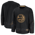 Jamed NY.Islanders Black 2024 Military Appreciation Practice Jerseys