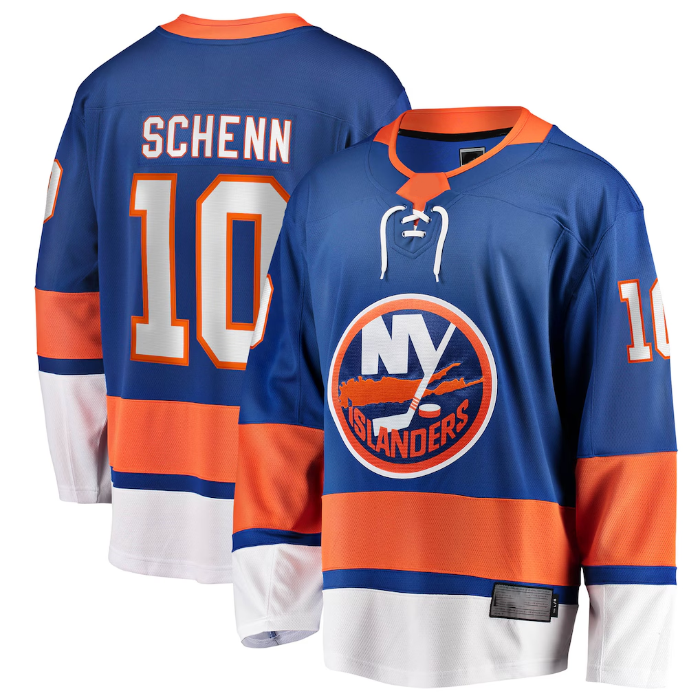 Jamed NY.Islanders #10 Brayden Schenn Blue Home Breakaway Jerseys