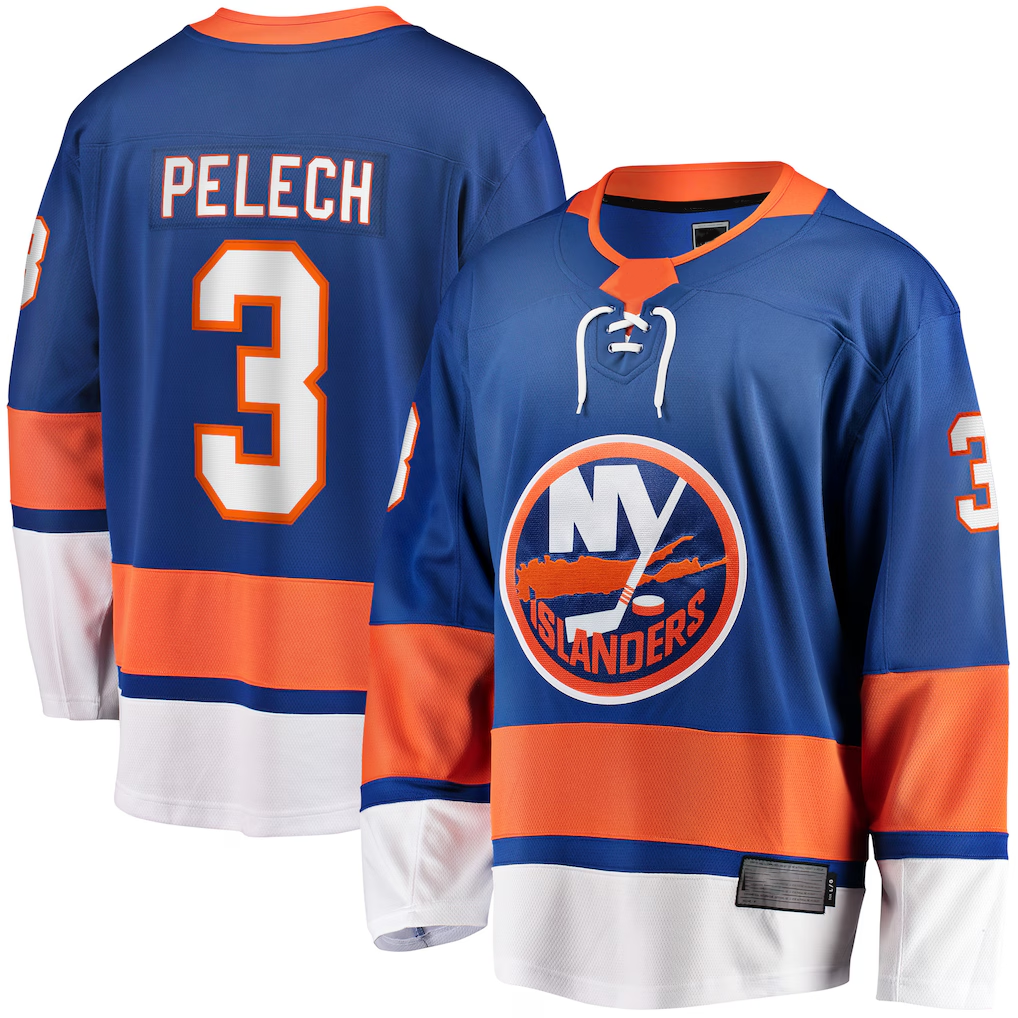 Jamed NY.Islanders #3 Adam Pelech Royal Home Breakaway Player Jerseys