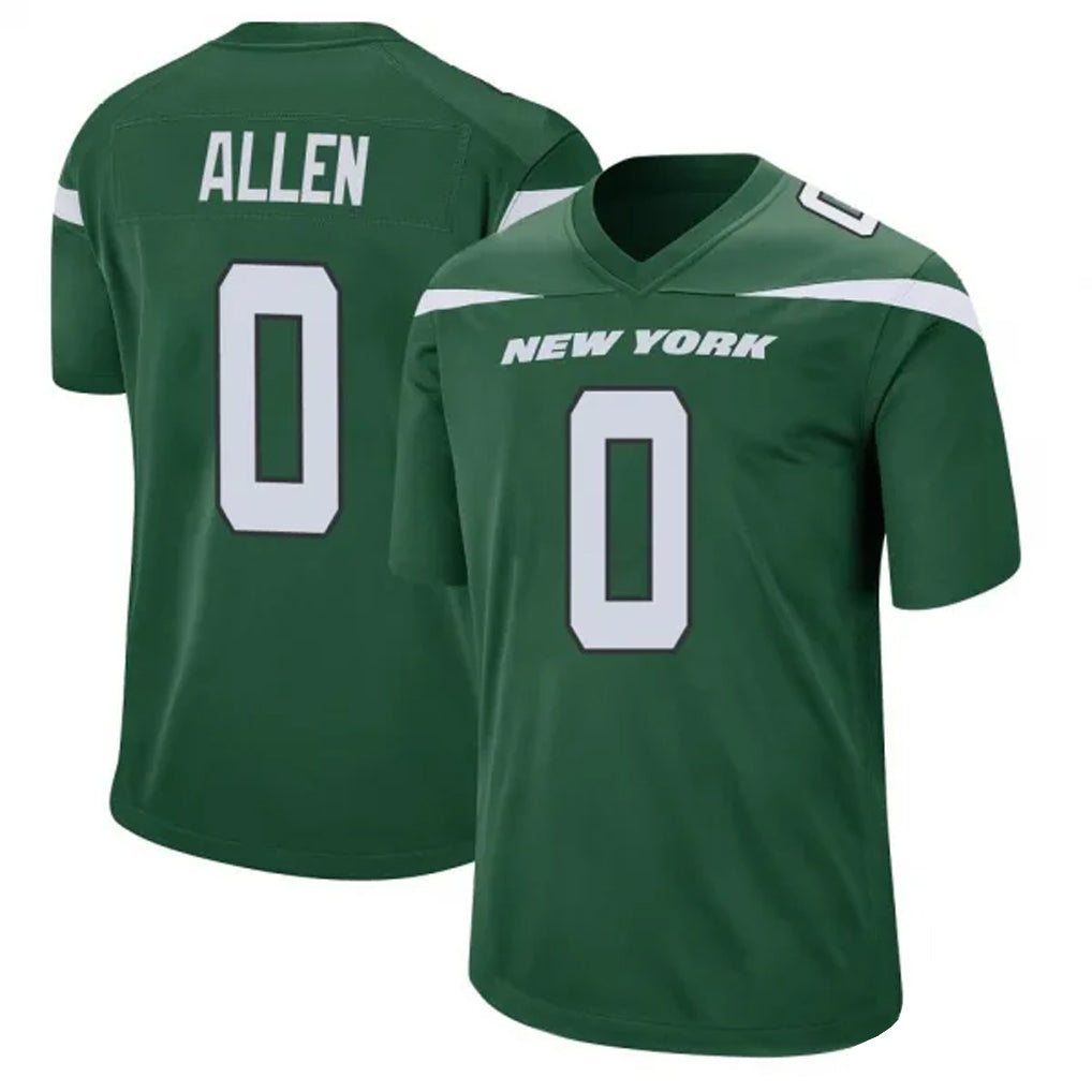 Jamed NY.Jets #0 Braelon Allen Player Green Game Stitched Jerseys