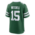 Jamed NY.Jets #15 Adonai Mitchell Legacy Green Team Game Stitched Jerseys