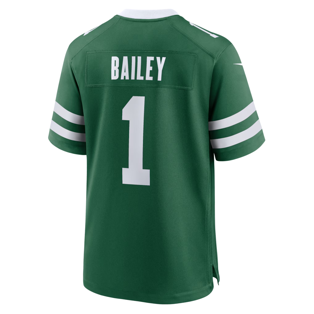 Jamed NY.Jets #1 David Bailey Legacy Green 2026  Draft First Round Pick No. 2 Team Game Stitched Jerseys