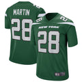 Jamed NY.Jets #28 Curtis Martin Player Green Game Stitched Jerseys