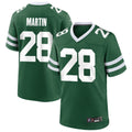 Jamed NY.Jets #28 Curtis Martin Player Green Home Game Stitched Jerseys
