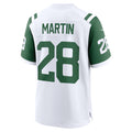 Jamed NY.Jets #28 Curtis Martin White Retired Player Alternate Game Stitched Jerseys
