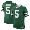 Jamed NY.Jets #5 Garrett Wilson Legacy Green Legend Jersey Stitched American Stitched Jersey