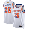 Jamed NY.Knicks #26  White 2026 Finals Champions Always 26 Swingman Jerseys - Association Edition