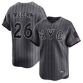 Jamed NY.Mets #26 Nolan McLean Player Gray City Connect Limited Stitched Jerseys