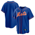 Jamed NY.Mets Blank Player Royal Home Game Stitched Jerseys