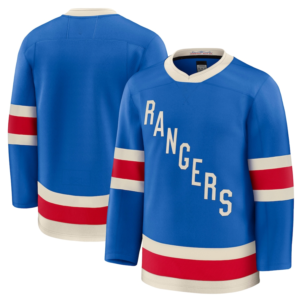 Jamed NY.Rangers Blue Centennial Premium Jerseys
