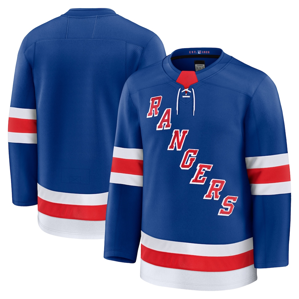 Jamed NY.Rangers Blue Home Premium Jerseys