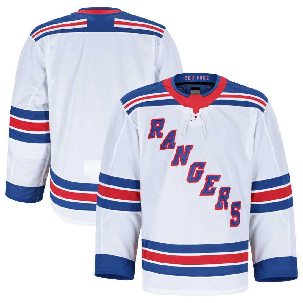Jamed NY.Rangers White Away Authentic Pro Jerseys