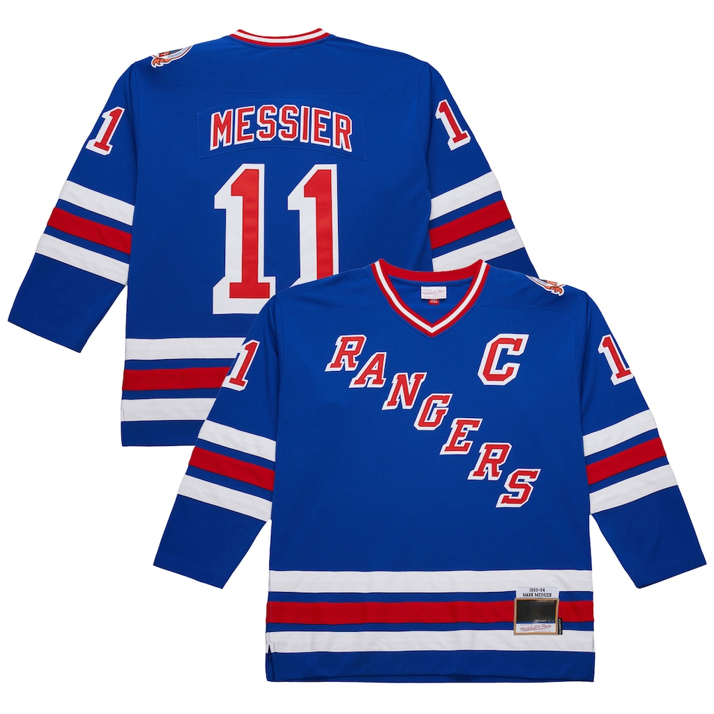 Jamed NY.Rangers #11 Mark Messier Royal 1993-94 Power Play Jerseys
