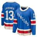 Jamed NY.Rangers #13 Alexis Lafreniere Blue Centennial Breakaway Jerseys