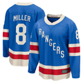 Jamed NY.Rangers #8 J.T. Miller Blue Centennial Breakaway Jerseys