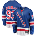 Jamed NY.Rangers #93 Mika Zibanejad Blue Home Breakaway Player Jerseys