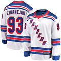 Jamed NY.Rangers #93 Mika Zibanejad White Away Premier Breakaway Player Jerseys