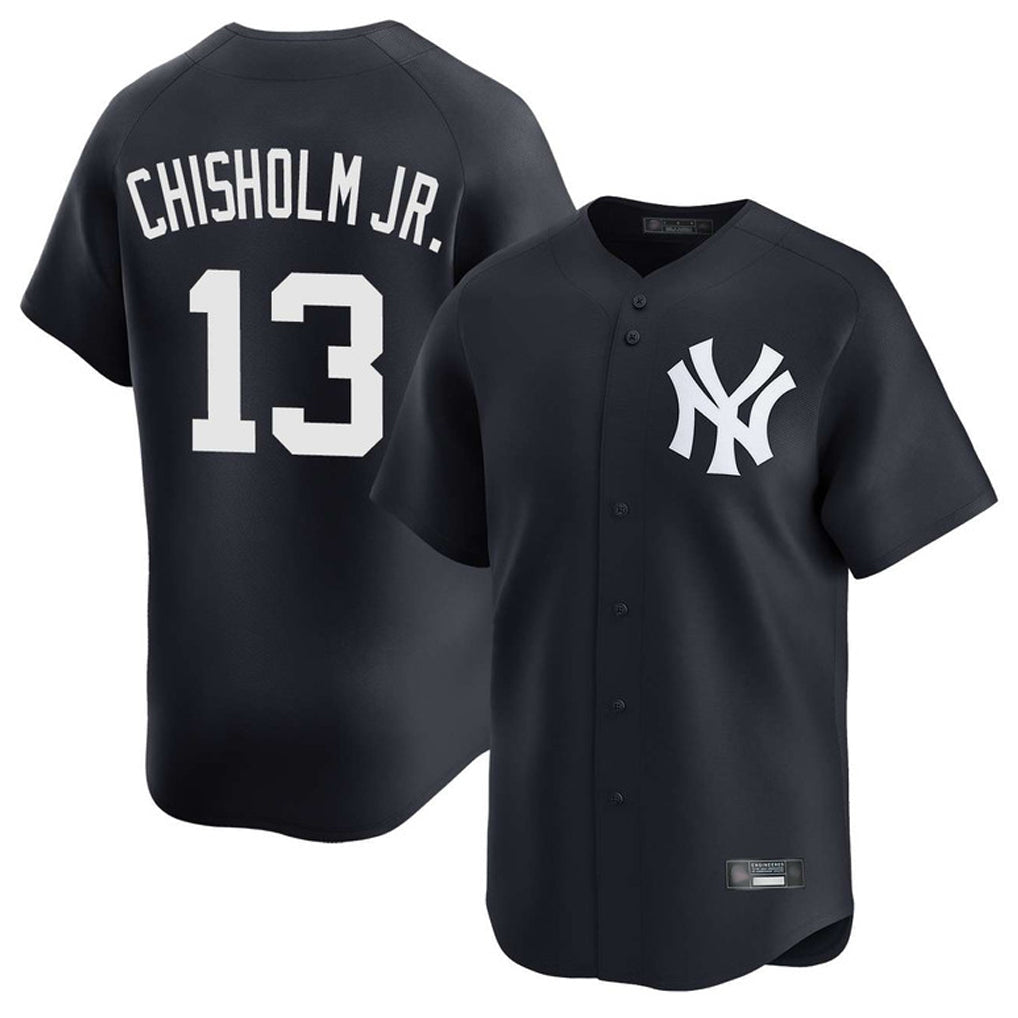 Jamed NY.Yankees #13 Jazz Chisholm Jr Player Navy Limited Game Stitched Jerseys