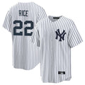 Jamed NY.Yankees #22 Ben Rice Player White Game Home Stitched Jerseys