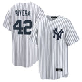 Jamed NY.Yankees #42 Mariano Rivera Player White Game Home Stitched Jerseys