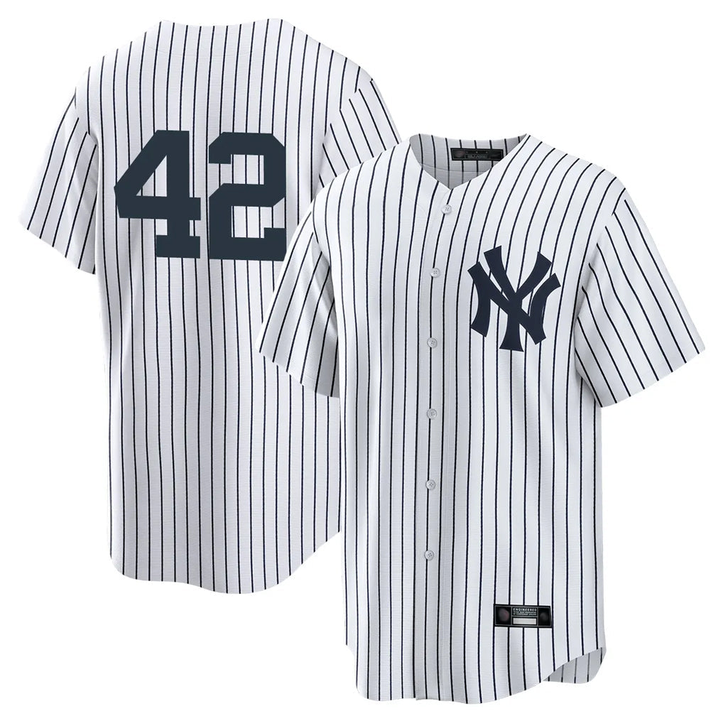 Jamed NY.Yankees #42 Mariano Rivera Player White Game Stitched Jerseys