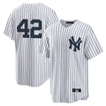 Jamed NY.Yankees #42 Mariano Rivera Player White Game Stitched Jerseys