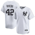 Jamed NY.Yankees #42 Mariano Rivera Player White Limited Home Stitched Jerseys
