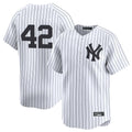 Jamed NY.Yankees #42 Mariano Rivera Player White Limited Stitched Jerseys