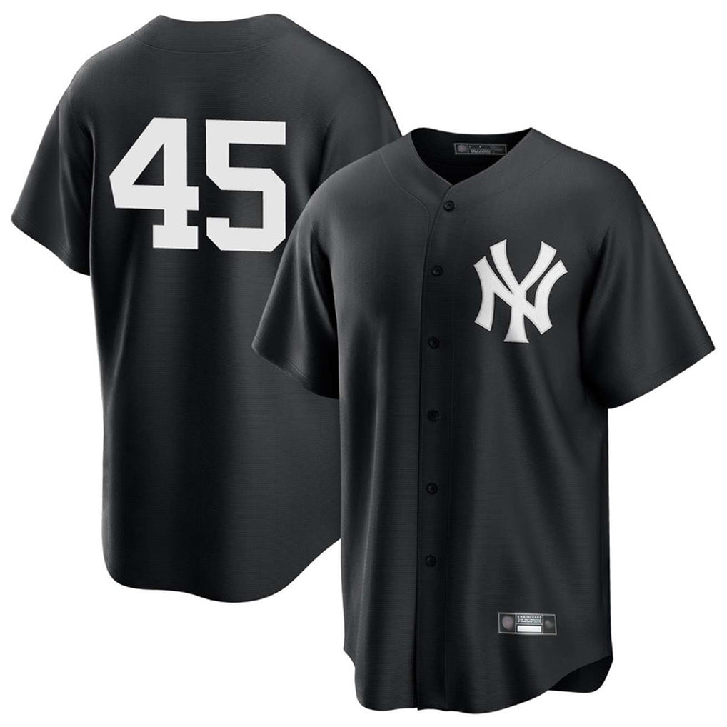 Jamed NY.Yankees #45 Gerrit Cole Player Black Game Stitched Jerseys