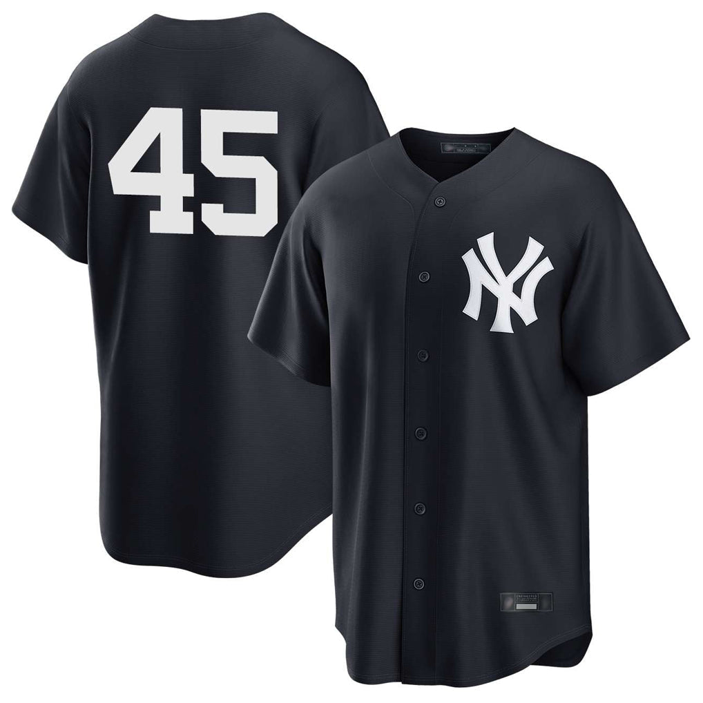 Jamed NNY.Yankees #45 Gerrit Cole Player Navy Game Stitched Jerseys