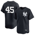 Jamed NY.Yankees #45 Gerrit Cole Player Navy Limited Home Stitched Jerseys