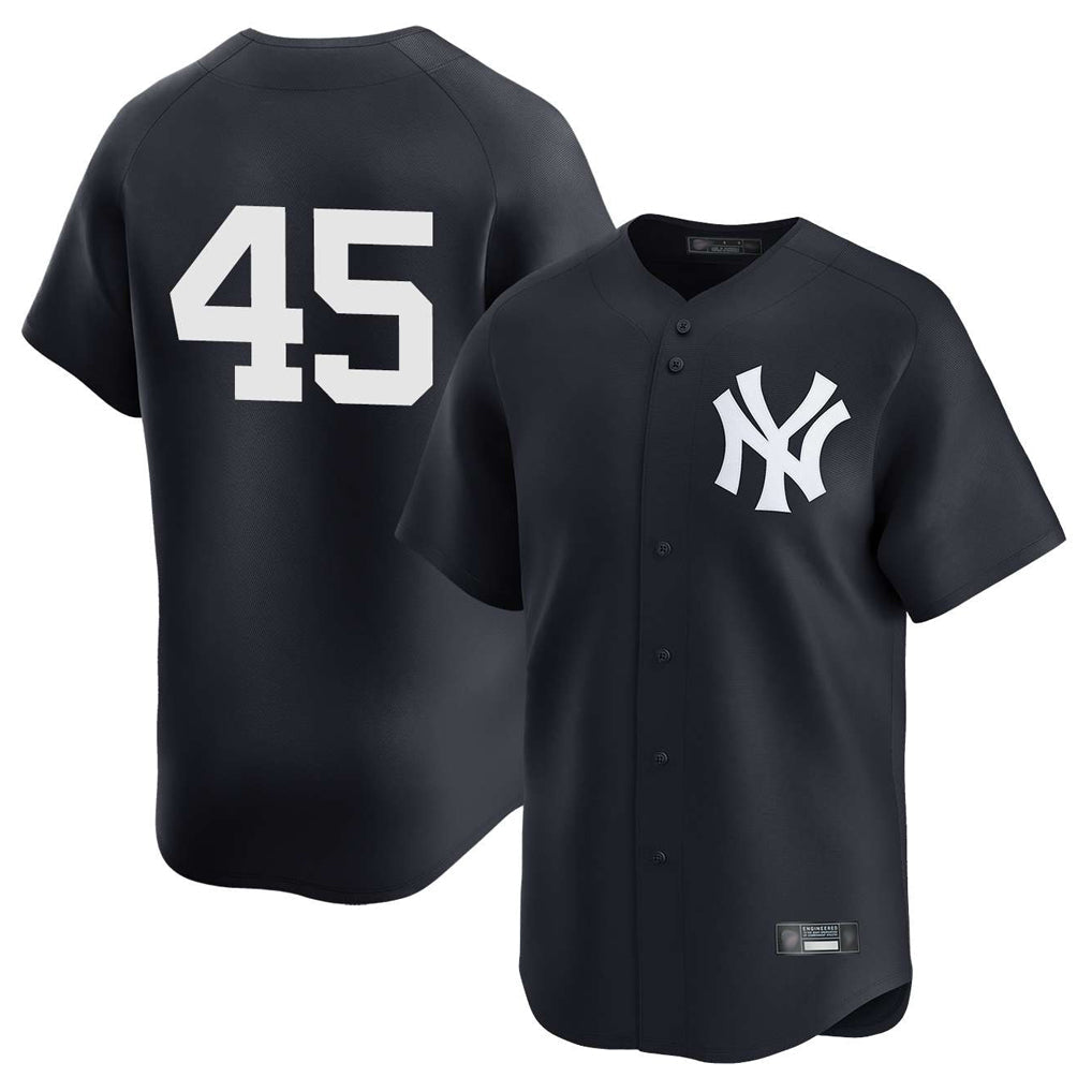 Jamed NY.Yankees #45 Gerrit Cole Player Navy Limited Home Stitched Jerseys
