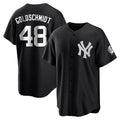 Jamed NY.Yankees #48 Paul Goldschmidt Player Black Game Stitched Jerseys