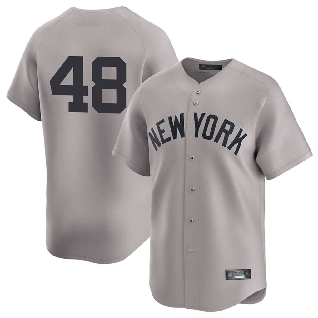 Jamed NY.Yankees #48 Paul Goldschmidt Player Gray Limited Home Stitched Jerseys