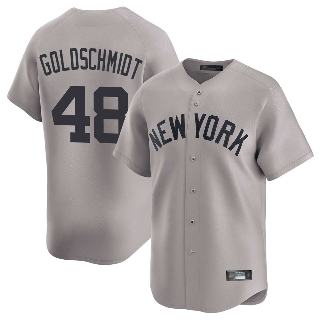 Jamed NY.Yankees #48 Paul Goldschmidt Player Gray Limited Stitched Jerseys