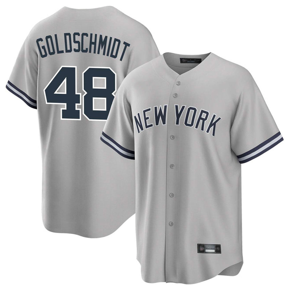 Jamed NY.Yankees #48 Paul Goldschmidt Player Gray Road Game Stitched Jerseys