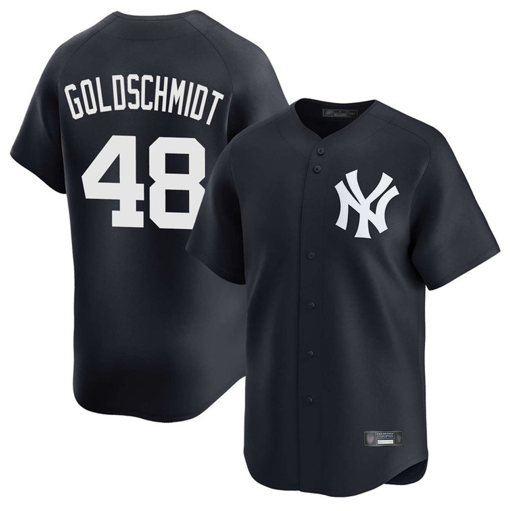 Jamed NY.Yankees #48 Paul Goldschmidt Player Navy Limited Stitched Jerseys