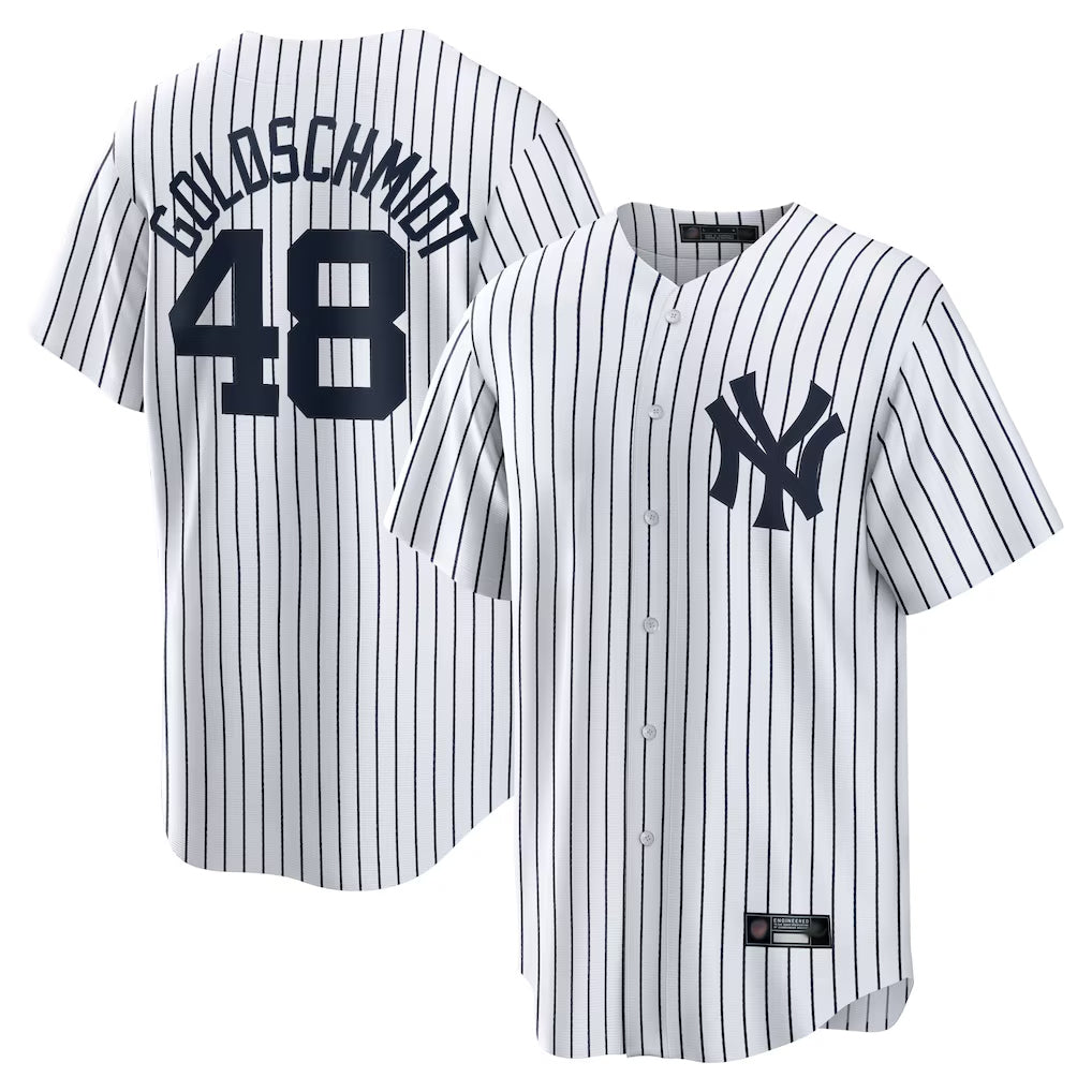 Jamed NY.Yankees #48 Paul Goldschmidt Player White Game Home Stitched Jerseys