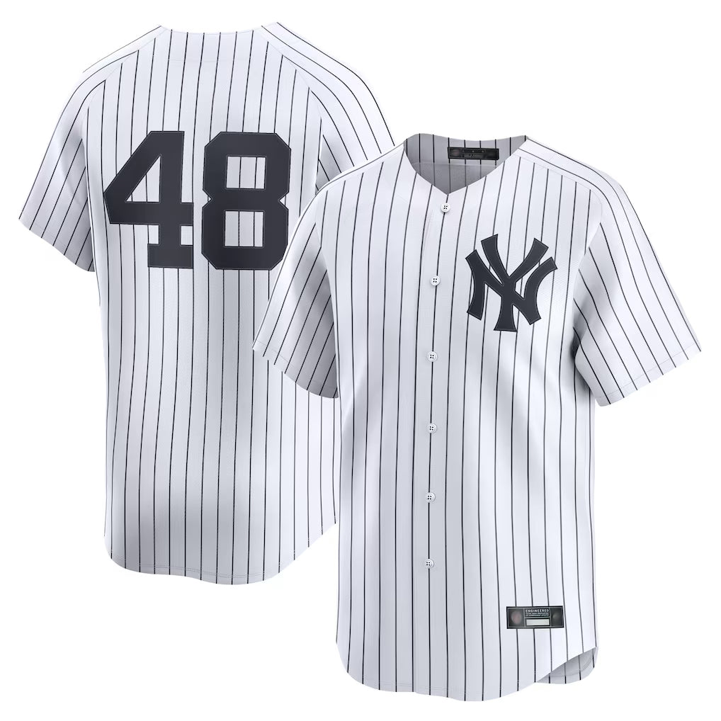 Jamed NY.Yankees #48 Paul Goldschmidt Player White Limited Home Stitched Jerseys