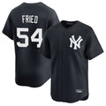 Jamed NY.Yankees #54 Max Fried Player Navy Limited Game Stitched Jerseys