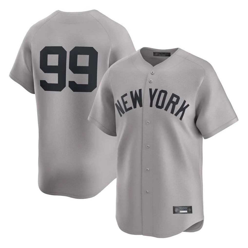 Jamed NY.Yankees #99 Aaron Judge Player Gray Limited Home Stitched Jerseys