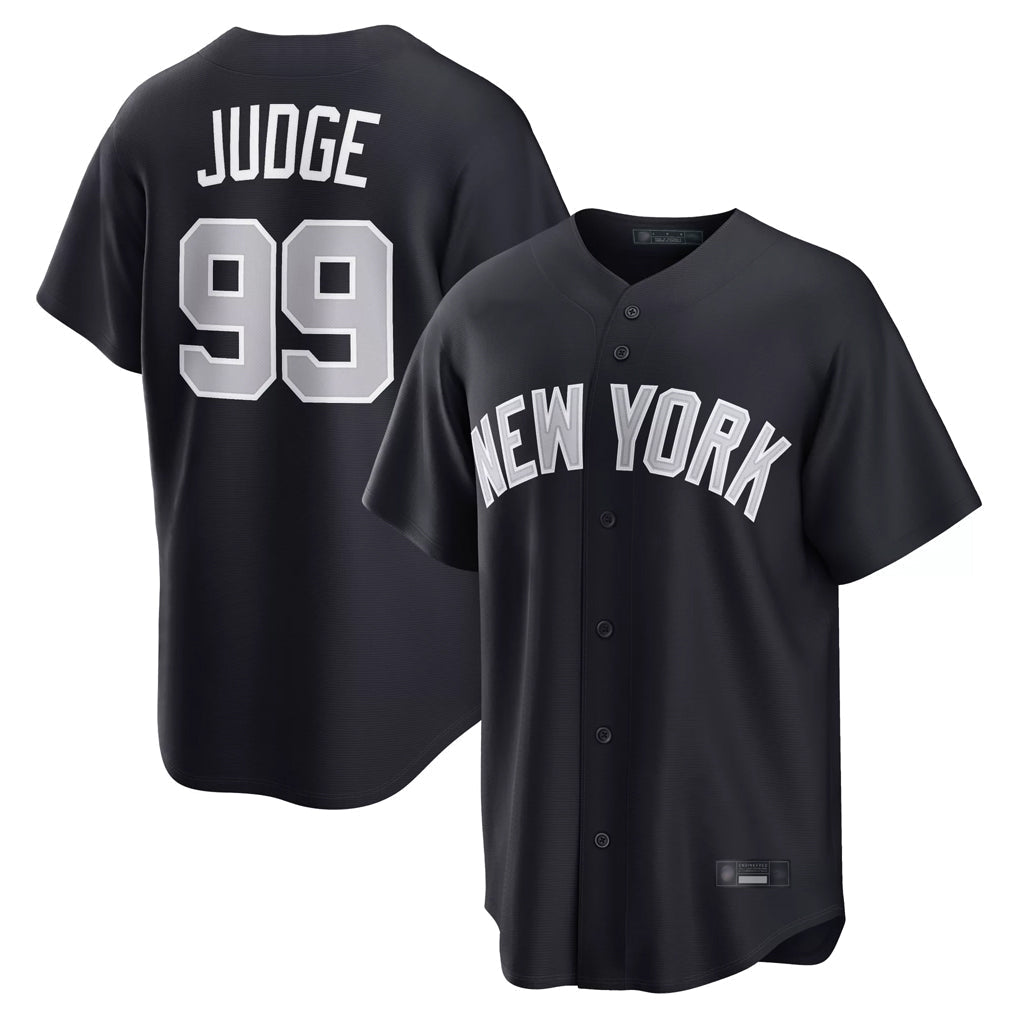 Jamed NY.Yankees #99 Aaron Judge Player Navy Home Game Stitched Jerseys